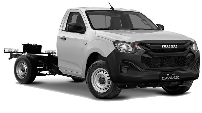 Isuzu d-max white single cabin